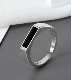 Sterling Silver Cool Wind Geometric Ring